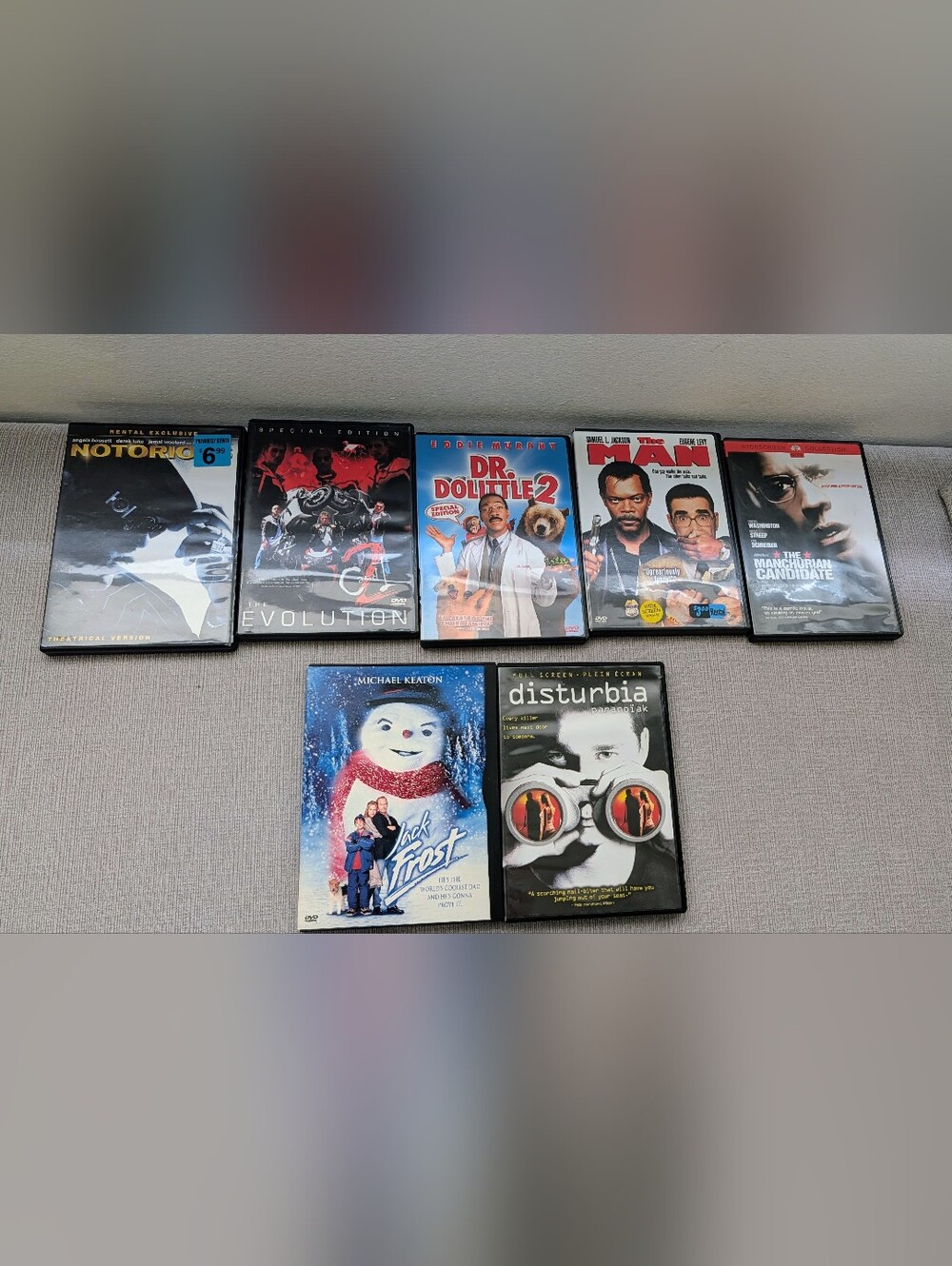 Collection of 7 DVDs